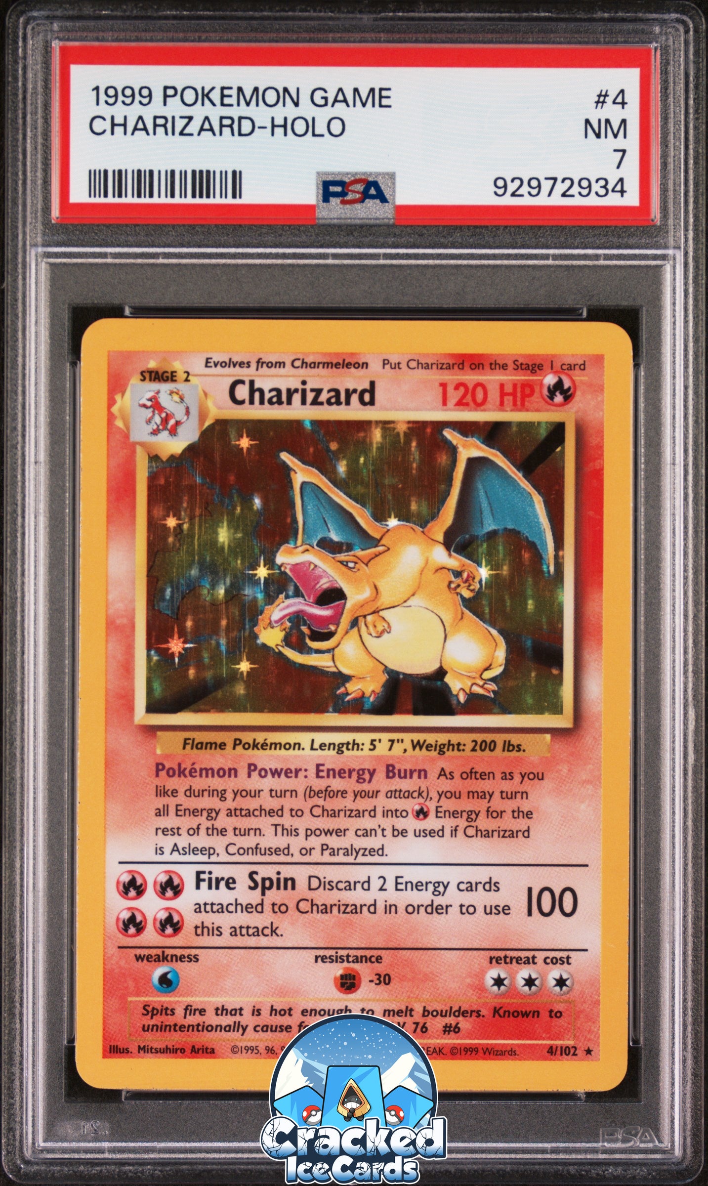 Pokémon Base Set Charizard PSA outlet 4