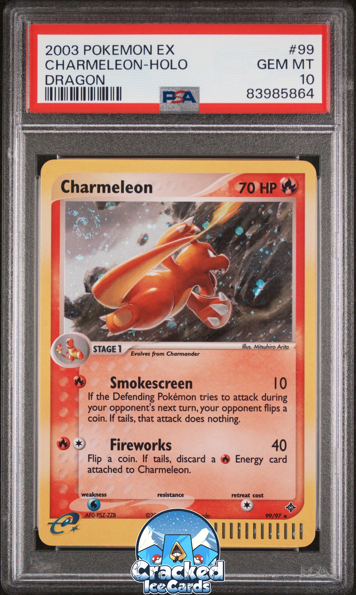 Charmeleon 99/97 EX Dragon Secret PSA 10